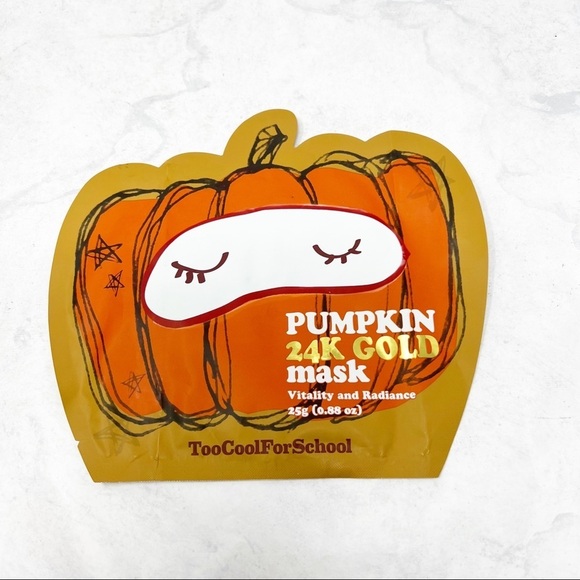 [Too Cool For School] Pumpkin 24K Gold Mask - Picture 1 of 2